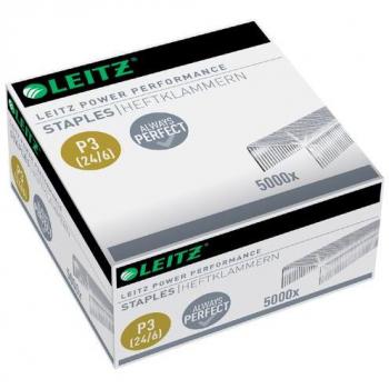 Leitz Heftklammern 24/6mm Power Performance P3, 5000 Stück
