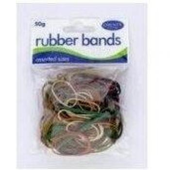 County Rubber Bands Coloured 50gm (Pack of 12) [CTY09615]