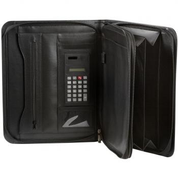 Spirax Executive Zippered Compendium Retractable Handle Carry A4 Folder