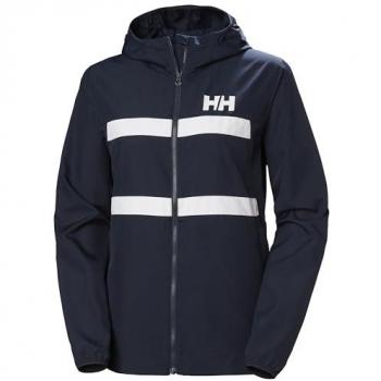 Chaqueta ligera Helly Hansen Salt Striped Wind azul marino mujer