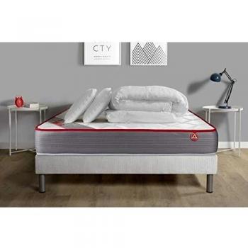 Sommier Matelas 140x190 VITALMEMO Mémoire de forme