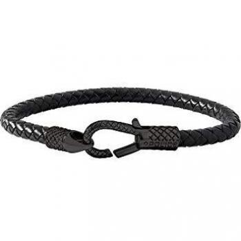 Pulsera de Cuero Police Hombre PJ26491BLB.02 19 cm