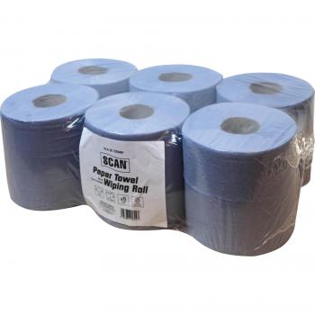 Scan SCASC150M6F Paper Towel Wiping Roll 2-Ply 176mm x 150m