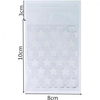 Self-Adhesive Starry Cellophane Bags 8x10+3cm for Party Treats