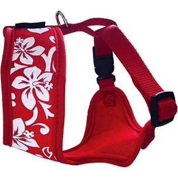 Harnais Réfléchissant Doogy Tahiti Rouge pour Chien