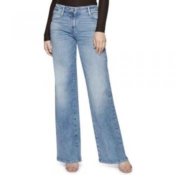 Aqua Soft Wide Leg Pants – Blue, 30 Width, 34 Length