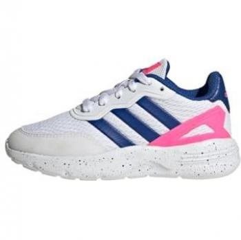 Zapatillas adidas Nebzed para niños en blanco y azul marino