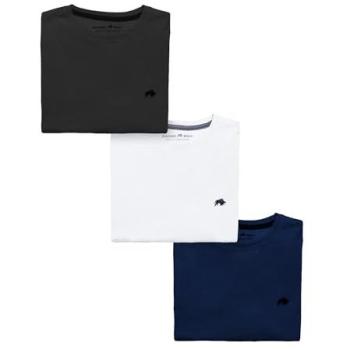 Raging Bull 5XL Triple Pack – Classic Organic Men’s Tee (Black, White, Navy)