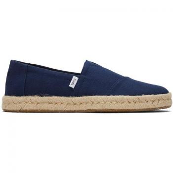 TOMS Men’s Blue Rope Espadrilles with Elastic Details