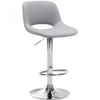Camden Sgabello Bar Grigio Metallizzato