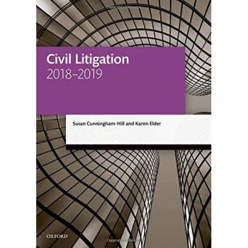 Cunningham-Hill, S: Civil Litigation 2018-2019