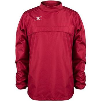 Gilbert Rugby Photon Warm‑Up Tee – Junior, Maroon (7–8 yrs)