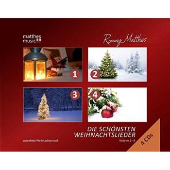 Les plus belles mélodies de Noël : Volume 1-4 – Boîte de 4 CD – Musique instrumental libre de licence