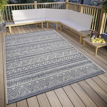 Teppich Loto, rechteckig, grau, 290 x 190 cm, wetterfest