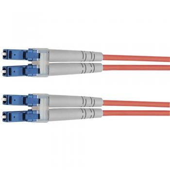 Telegärtner LWL-Rangierkabel 2×G50/125 OM4, 1×LC-Duplex – 1×LC-Duplex (violett)