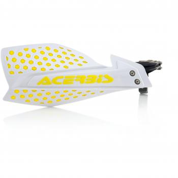 Protège-mains Acerbis X-Ultimate Blanc-Jaune, Garde de main Jaune unique taille