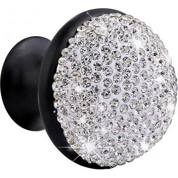 Armoires à Tirer 35 mm – Poignée champignon, couleur cristalline, strass, tiroirs (double)