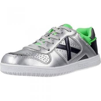 Munich Continental Kid V2 Basket Jeune Femme Argent 33 EU