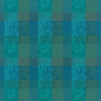Tableau Coton Millénaire Bleu Vert 180x180 – Garnier-Thiebaut