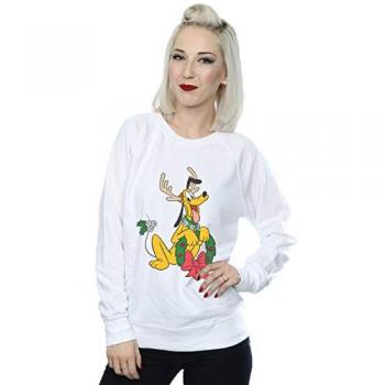 Kerstrendier Sweatshirt voor Dames – Disney Pluto