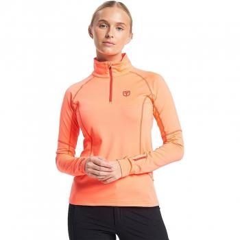 TENSON Damen Txlite Midlayer Half Zip orange Größe S