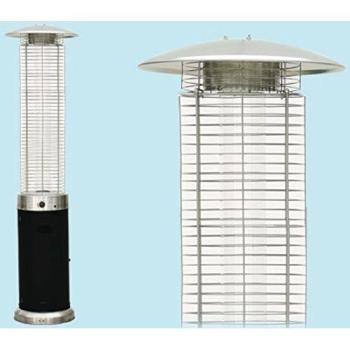 Fuoco Vivo Niklas 13 kW Termopatio con Tubo di Vetro