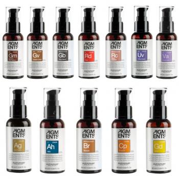 Alfaparf pigments ash gold color 13 ag concentrado, gotas de 90 ml