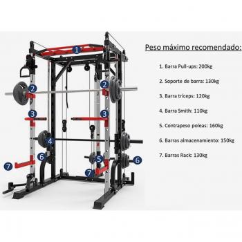 Fitness Tech Smith Machine S5000 Negro