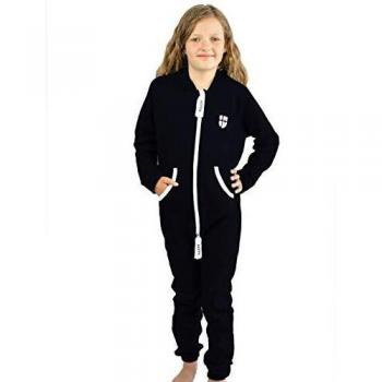 Onesie „Kinder‑Style“ – 11–12 Jahre, schwarz