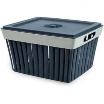 Recipiente Ecoplast Tapa Gris Antracita Doug