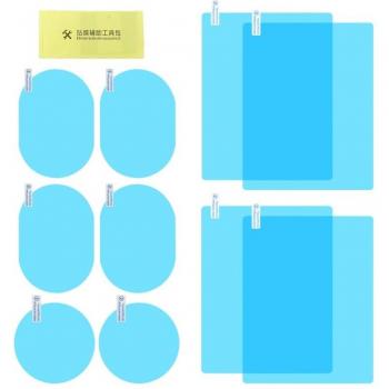 10 Pcs Anti-Fog Protective Film for Car Mirrors