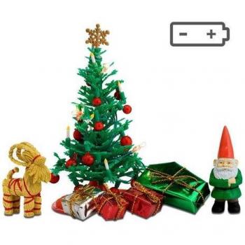 Accessori natalizi Lundby Casa di bambola con illuminazione