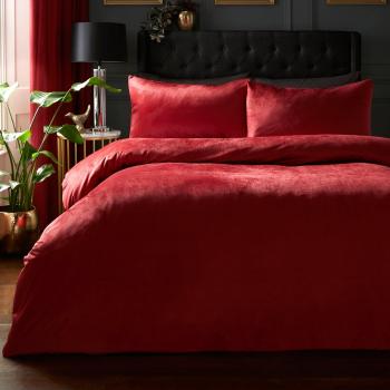 Laurence Llewelyn-Bowen Montrose Claret Duvet Cover and Pillowcase Set