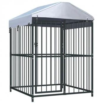 Cage Extérieure pour Chiens 120 x 120 x 150 cm