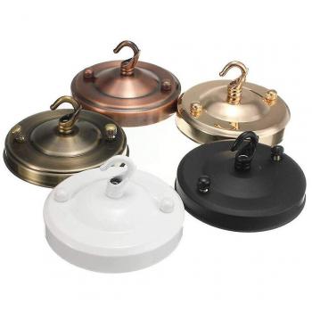 Luminaire Toit Rose Noir 2pcs