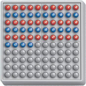 Abaco 100 mit Zahlen, rot/blau