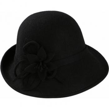 Felt Floral Bucket Hat