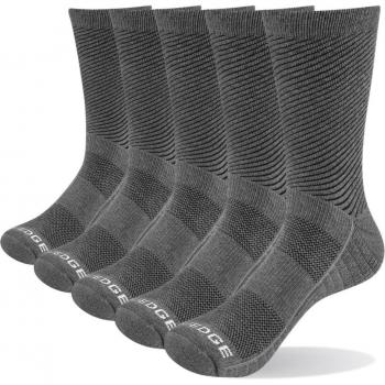 YUEDGE Crew-Socken für Radfahrer, 5 Paar Baumwolle
