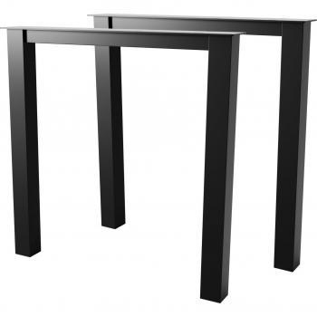 Pieds métalliques en forme de U – Kit double 72 × 70 cm