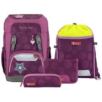 STEP BY STEP Schultaschen Set 5tlg Giant Glamour Star