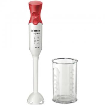 Frullatore ad Immersione Bosch ErgoMixx MSM64010, Potenza 450 Watt, Capacità 1 Litro, Livello Acustico 50 Decibel, Str