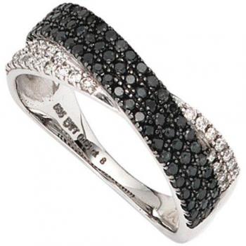 Produktname 4: JOBO Damen-Ring aus 585 Gold und Weißgold mit einem Diamanten von 0,67ct