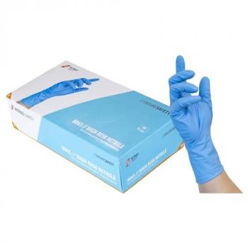 Nitras HIGH RISK Einmalhandschuhe Nitril blau Größe XL 50 Stück