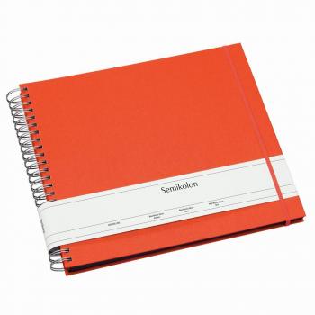 Spiral Orange Black Page Photo Album by Semikolon – Maxi