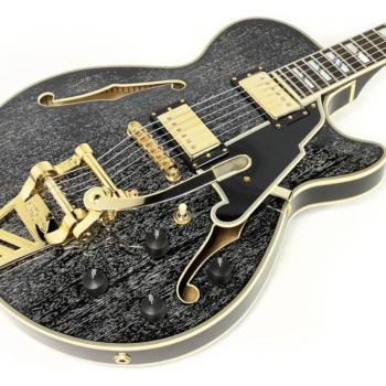 D'Angelico Excel SS Black Dog Semi-Hollow