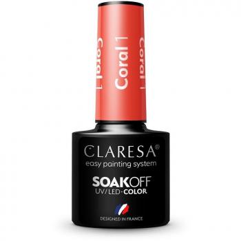 Esmalte Soak Off UV/LED 01 Coral 5g