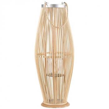 Linterna de Madera de Bambú Tahiti 72 cm