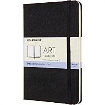 Moleskine Medium Size 11.5 x 18 cm Art Sketchbook, Sketchbook for Drawings, Pap