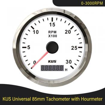 KUS Multifunktions-Tachometer 0-4000RPM mit LED-Anzeige