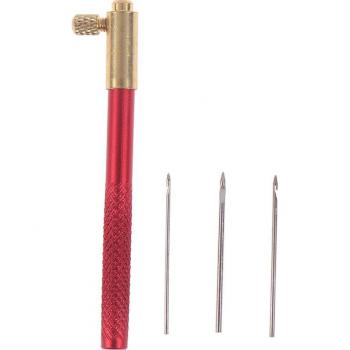 French Crochet Hook Set with Wooden Handle and Beading Hoop